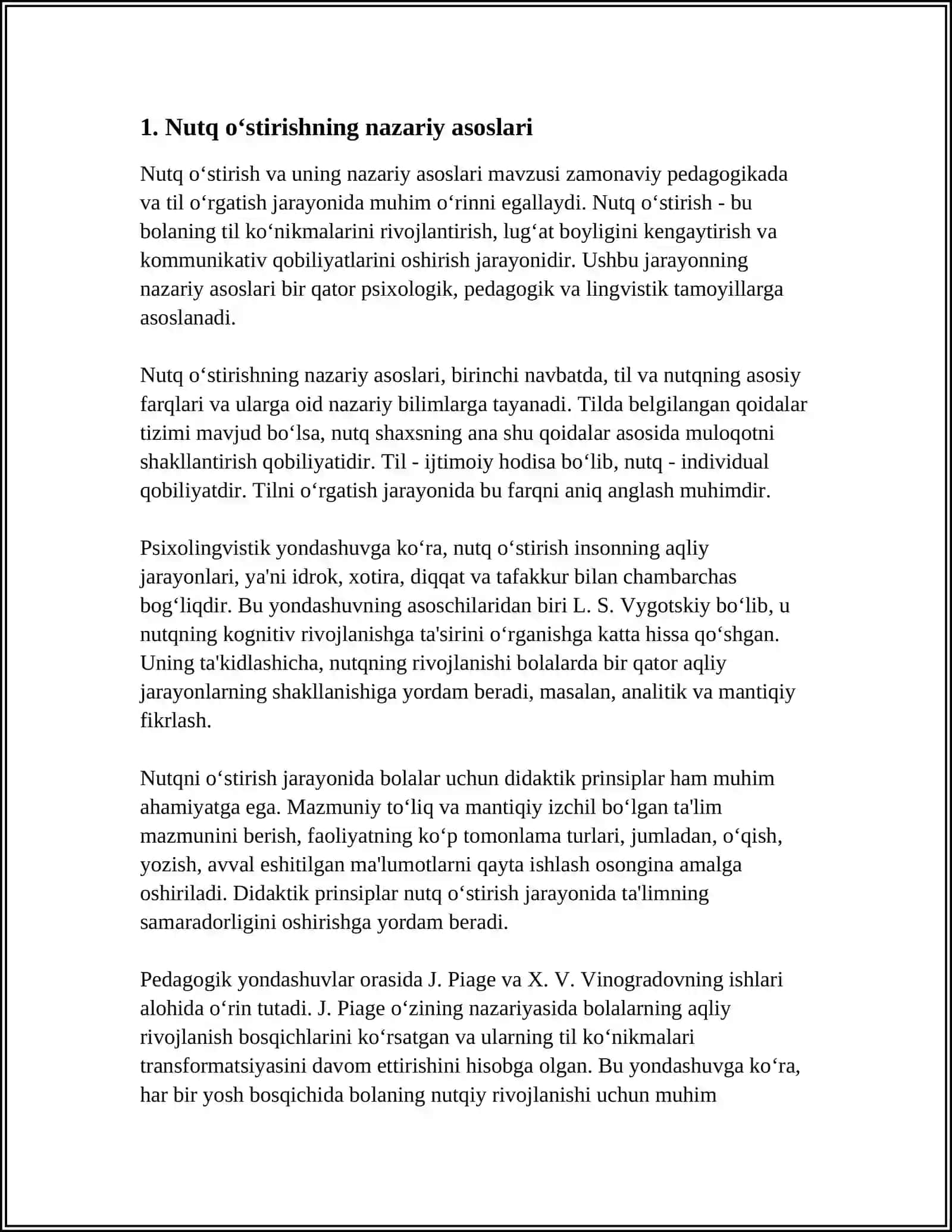 OʻRTA GURUHDA BOLALAR NUTQINI OʻSTIRISH NAZARIYASI VA METODIKASI 4