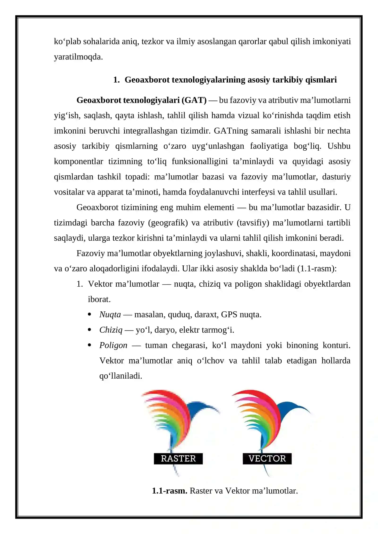 Geoaxborot texnologiyalarining zamonaviy rivojlanishi 4