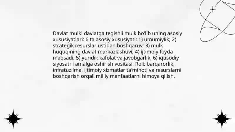 Mulkchilik shakllari, ularning o'zaro harakati va zaruriyatlari 4