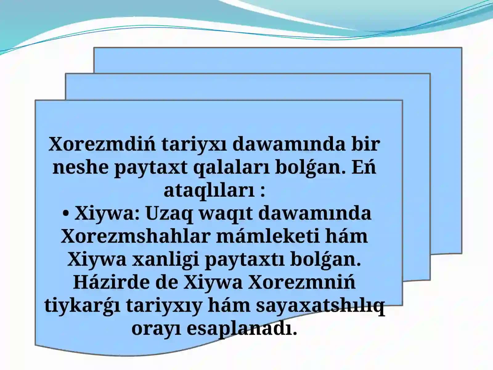 Xorezm paytaxt qalalari 4