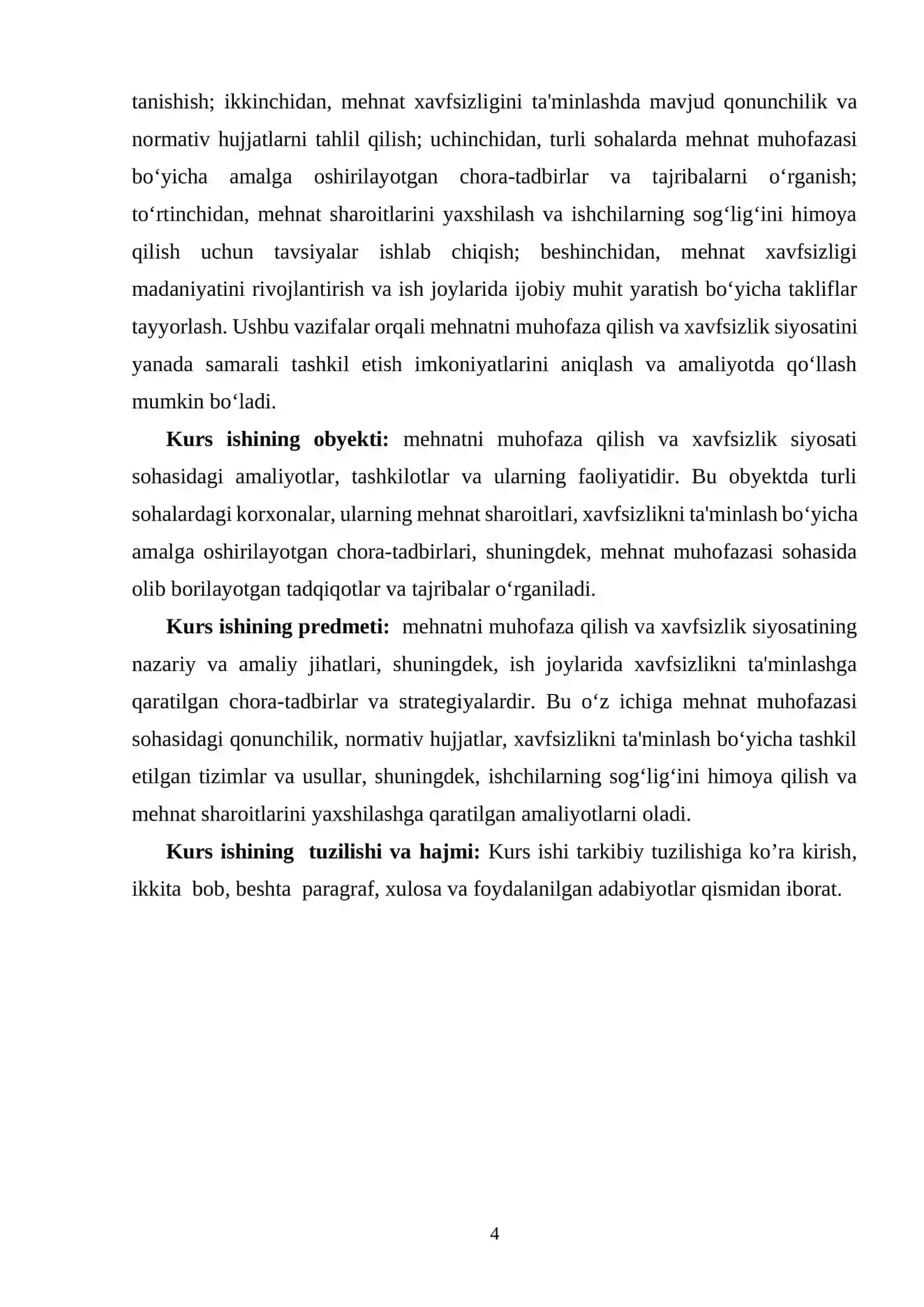 MEHNATNI MUHOFAZA QILISH VA XAVFSIZLIK SIYOSATI 4
