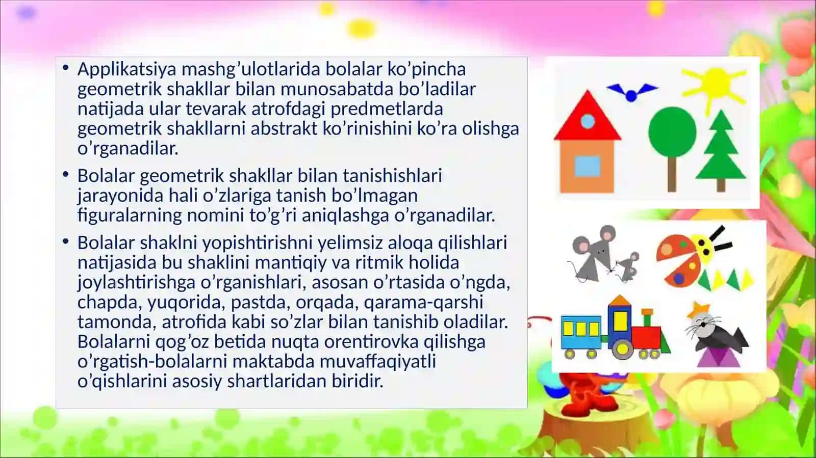 Maktabgacha yoshdagi bolalarni katta guruhda applikatsiya ishlariga o’rgatish 4