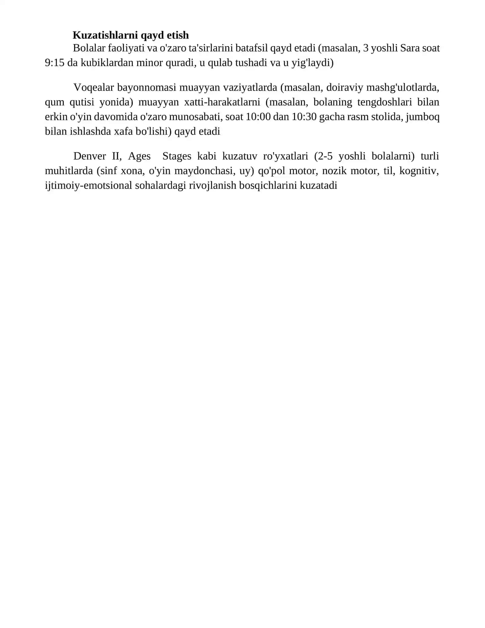 Maktabgacha talimda kuzatish va baholash 4