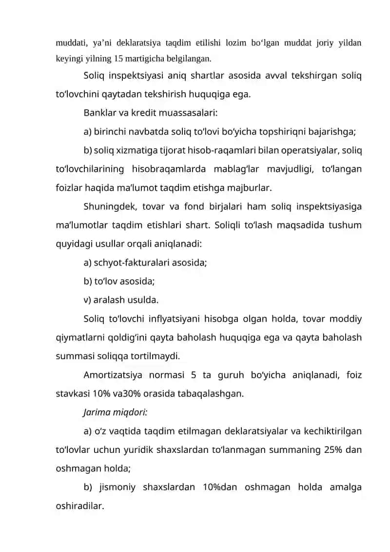 QIRG‘IZISTON RESPUBLIKASIDA SOLIQ NAZORATINI AMALGA OSHIRISH VA UNING HUQUQIY ASOSLARI 4