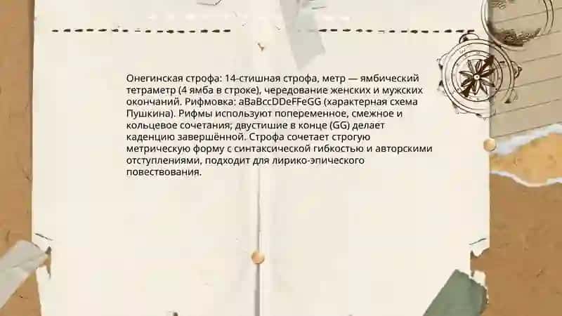 Произведение Пушкина "Евгений Онегин" 4