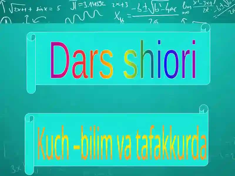 Ochiq dars ishlanmasi 4