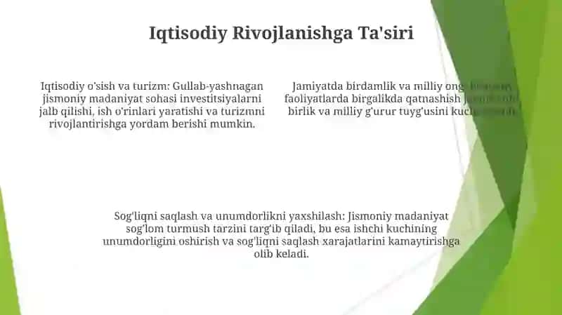 Jismoniy madaniyatning milliy qadriyatlari va ularning o'rni 4
