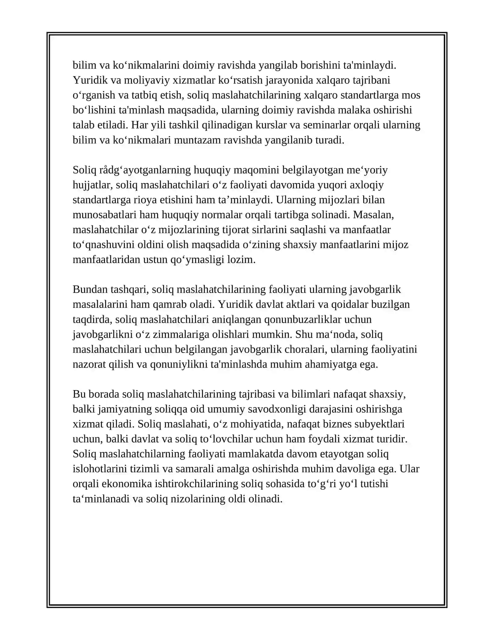 SOLIQ MASLAHATINING HUQUQIY ASOSLARI 4
