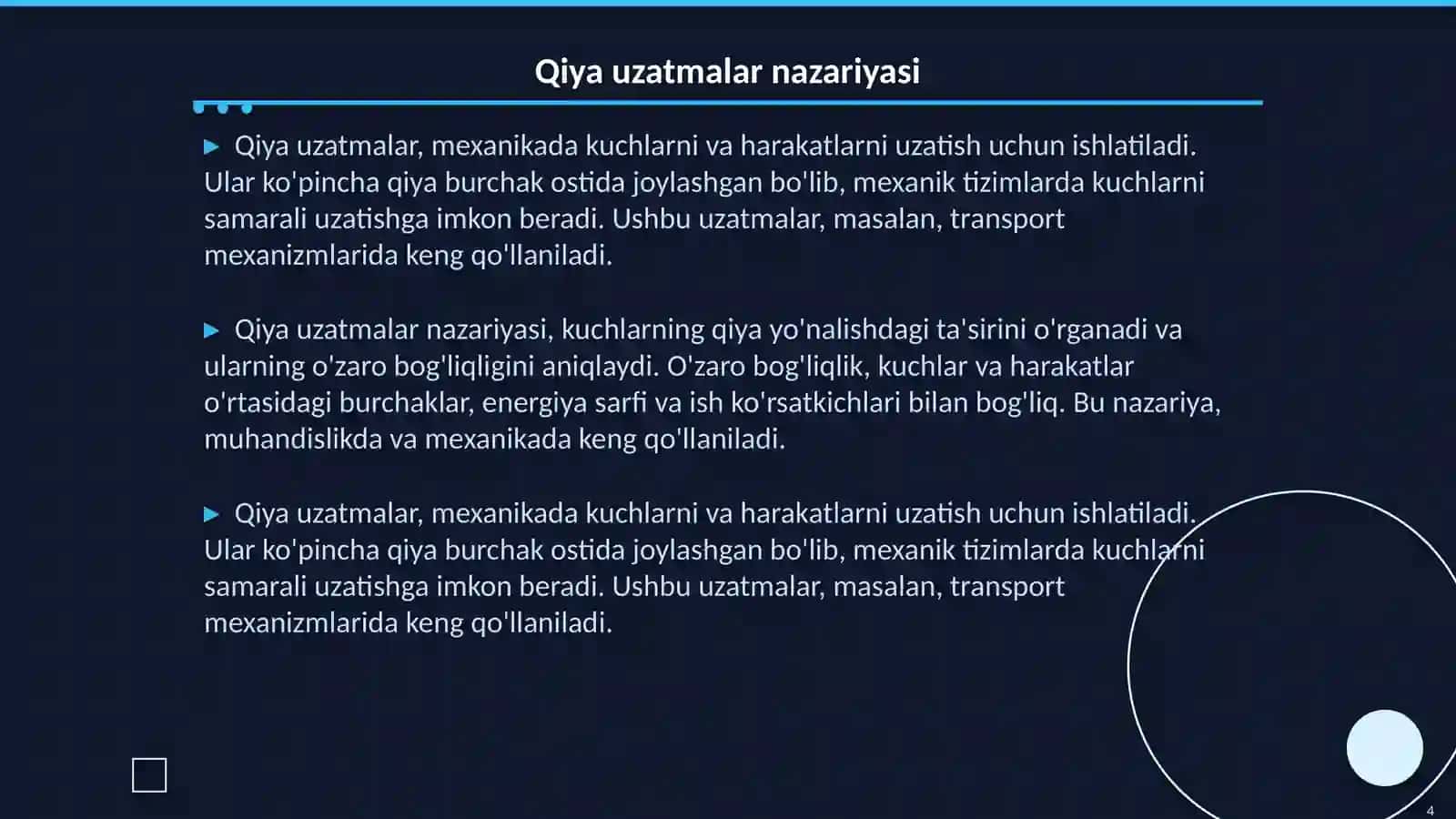 QIYA VA AYLANA TISHLI KONUSSIMON UZATMALAR 4