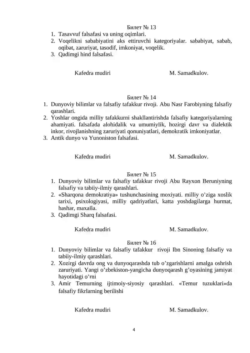 Falsafaning baxs mavzulari va asosiy muammolari 4