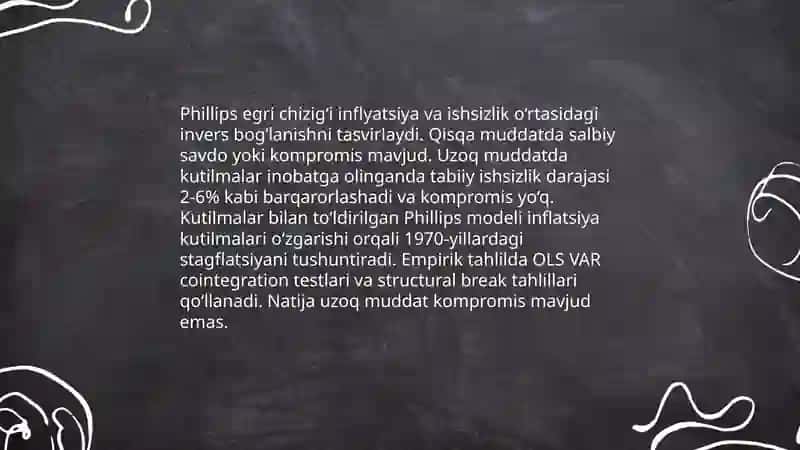 Inflatsiya va ishsizlik malumotlarini tahlili 4