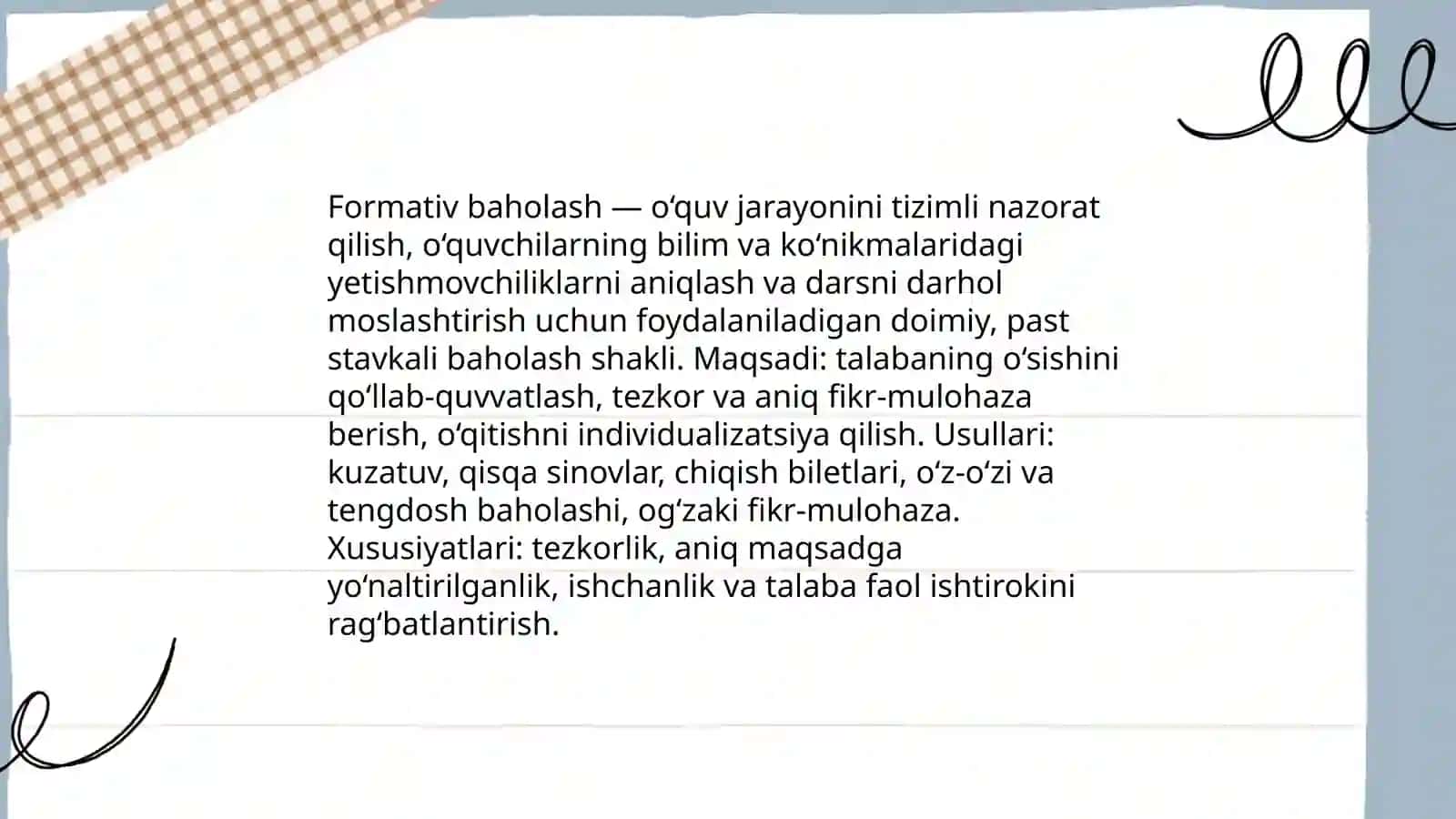Diagnostik baholash 4