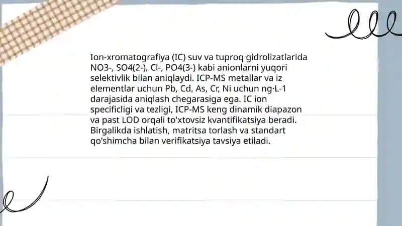 Ion-Bog'li Birikmalar Va Ulardan Tozalash Usullari 4