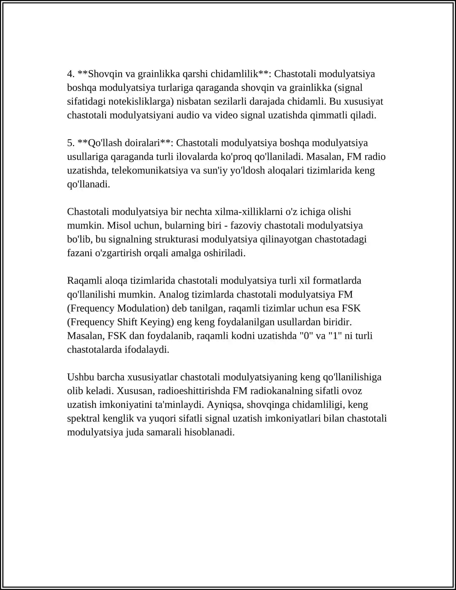 CHASTOTA MODULYATSIYASINING ASOSIY PRINTSIPLARI 4
