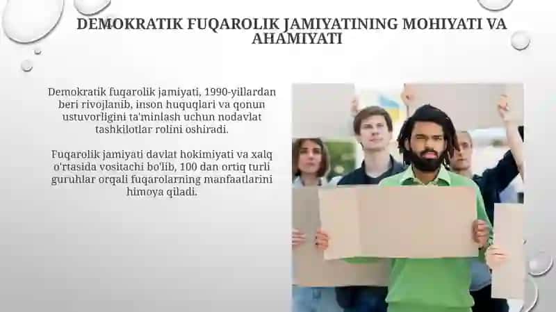 O'zbekistonda demokratik fuqarolik jamiyati asoslarining shakllanishi 4