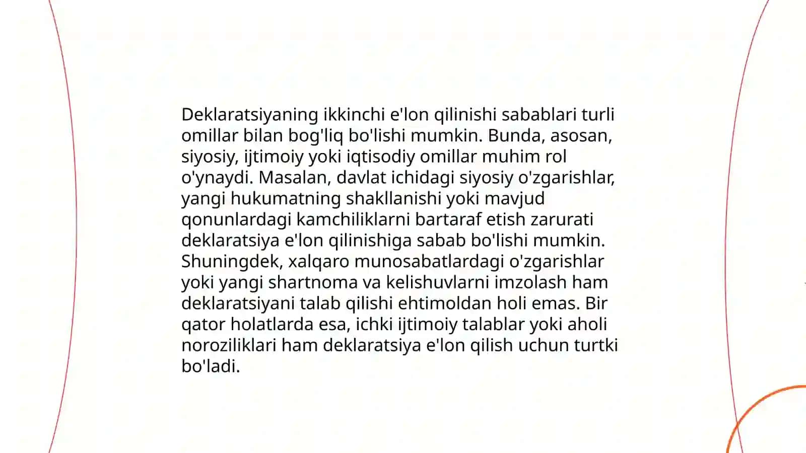 Qohira deklaratsiyasi tarixi va mazmuni tahlili 4