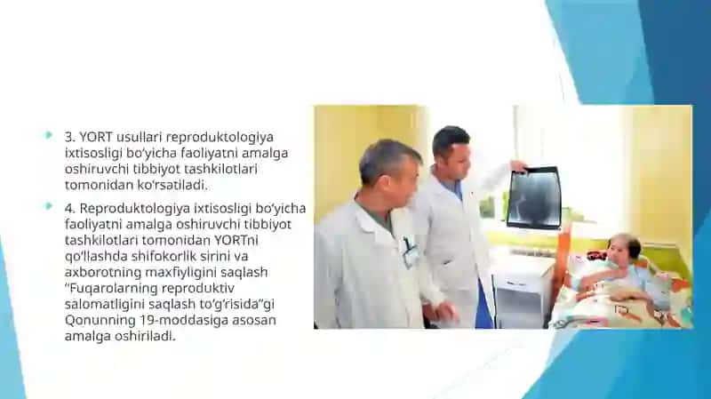 O‘zbekistonda yangi reproduktiv texnologiyalarni qo’llash 4