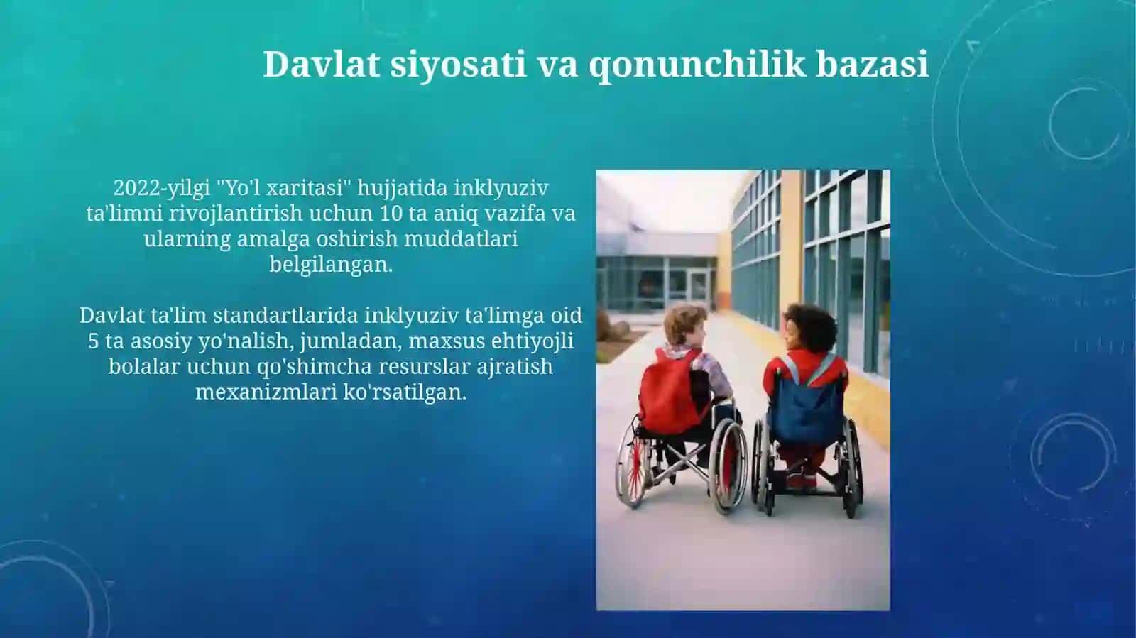 Inklyuziv tâlim olishningshartsharoitlari 4