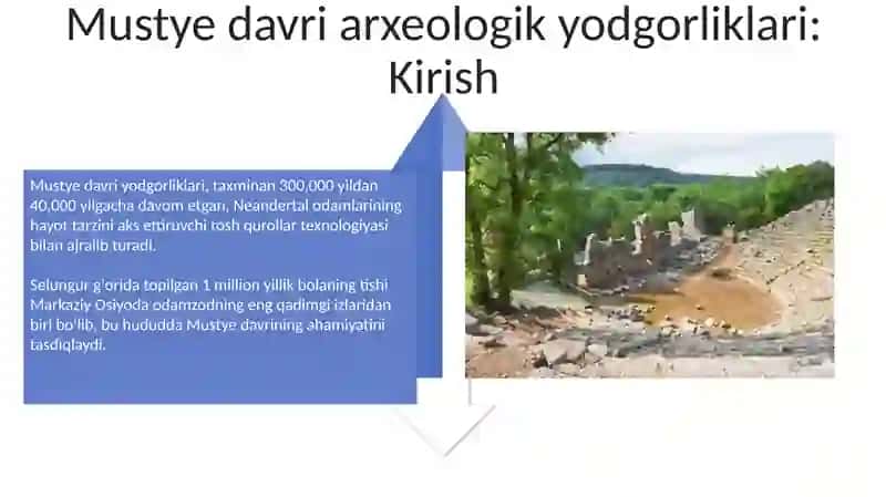Mustye davri arxeologik yodgorliklari 4