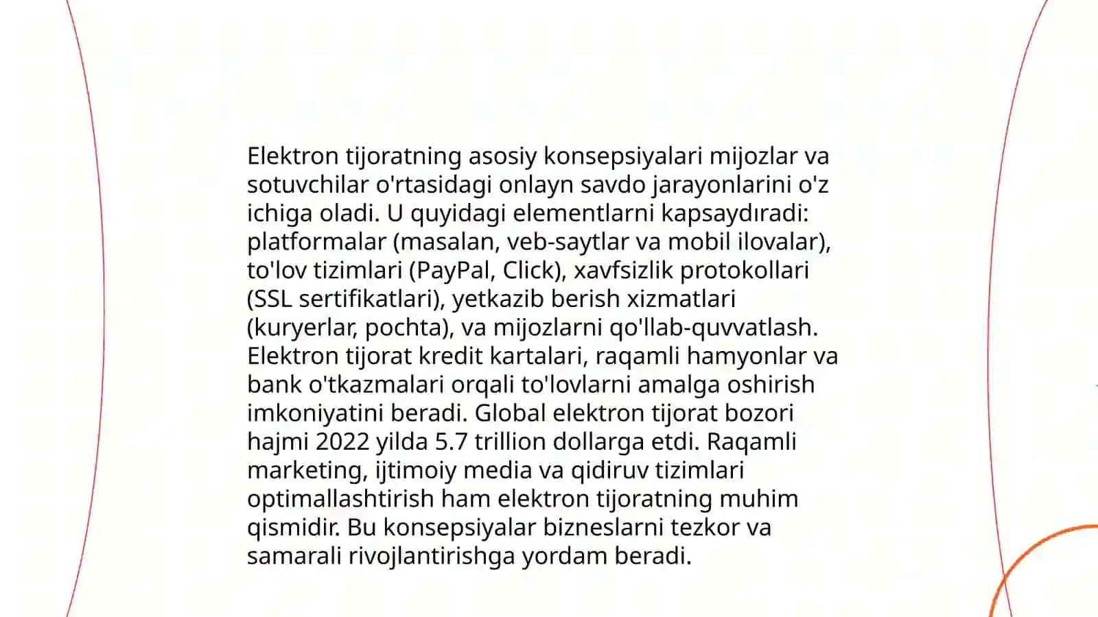 Elektron tijorat texnologiyalari va internet tijorati mazmuni 4
