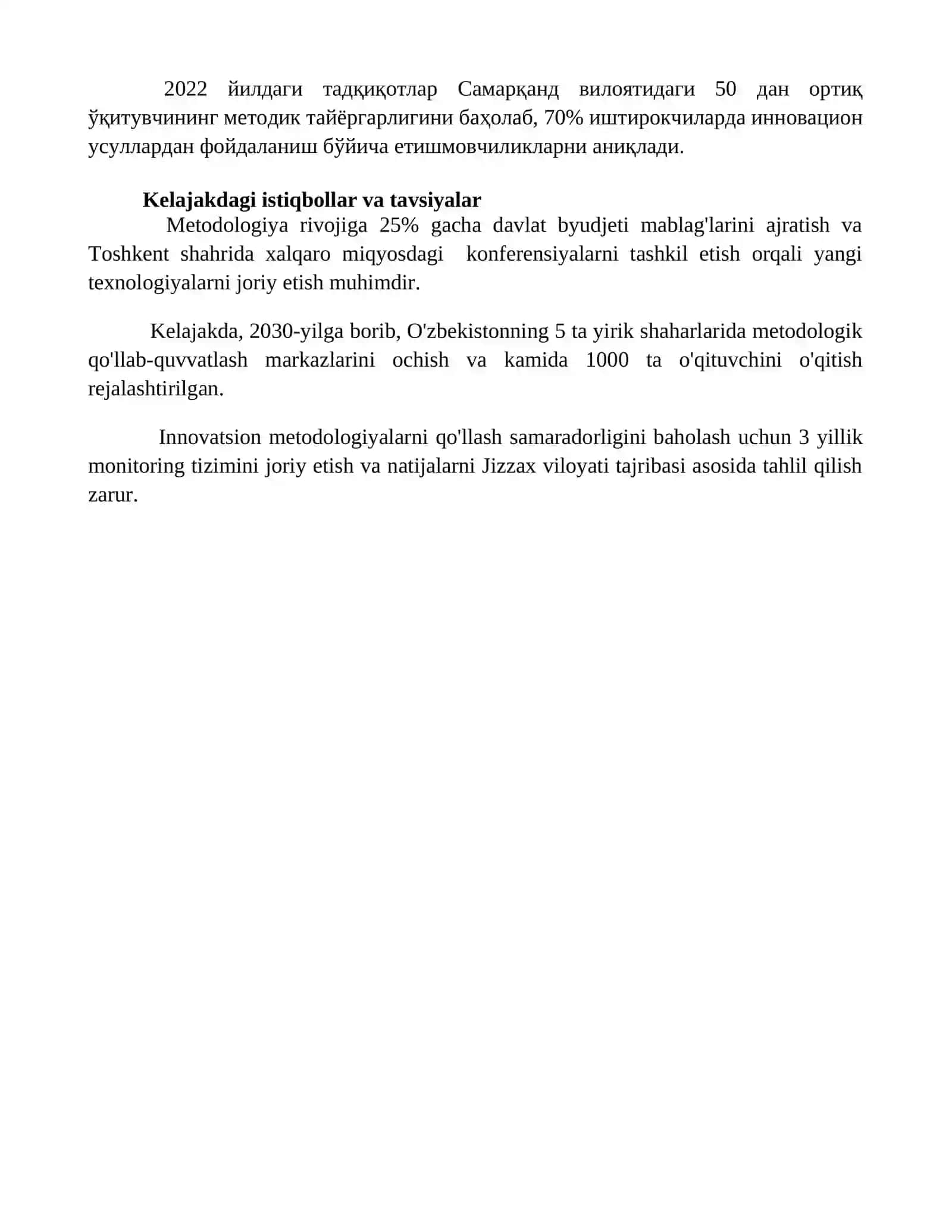 O'quv tajriba jarayonini takomlashtirishda uslubiy taminot roli 4