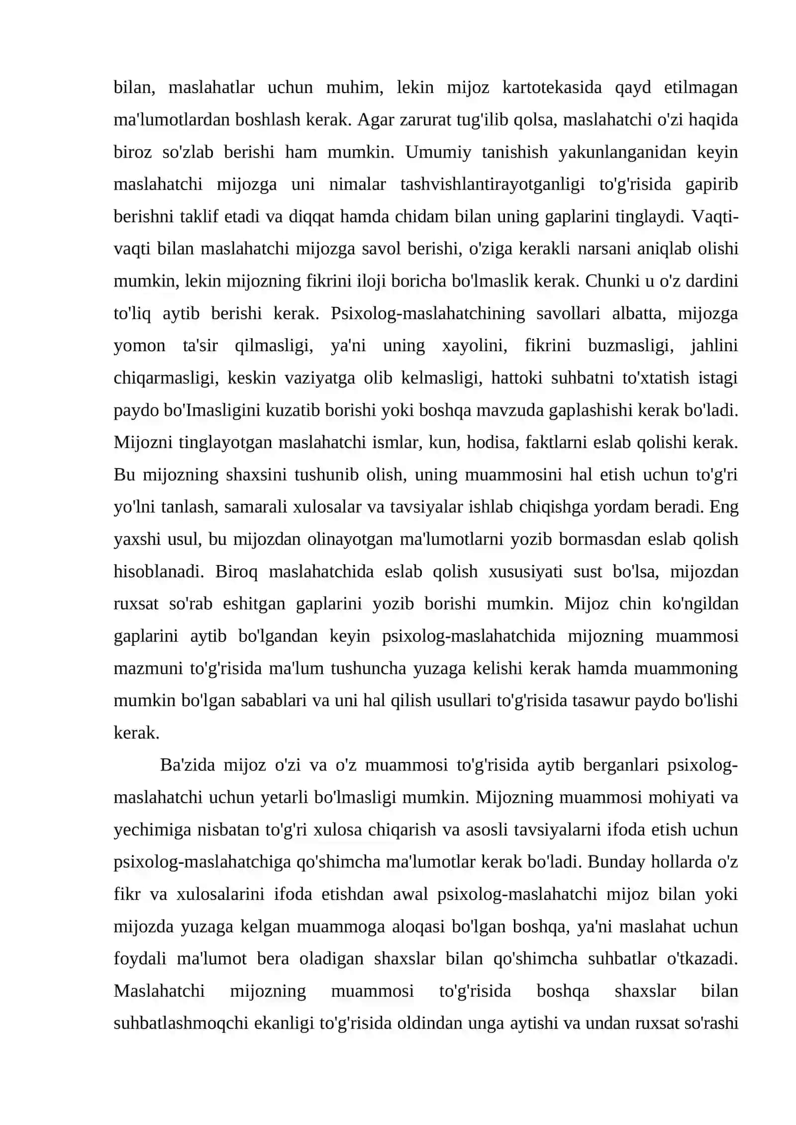 Psixologik maslahat tayyorlash 4