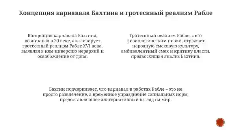 Смеховая культура Средневековья по М. Бахтину и Рабле 4