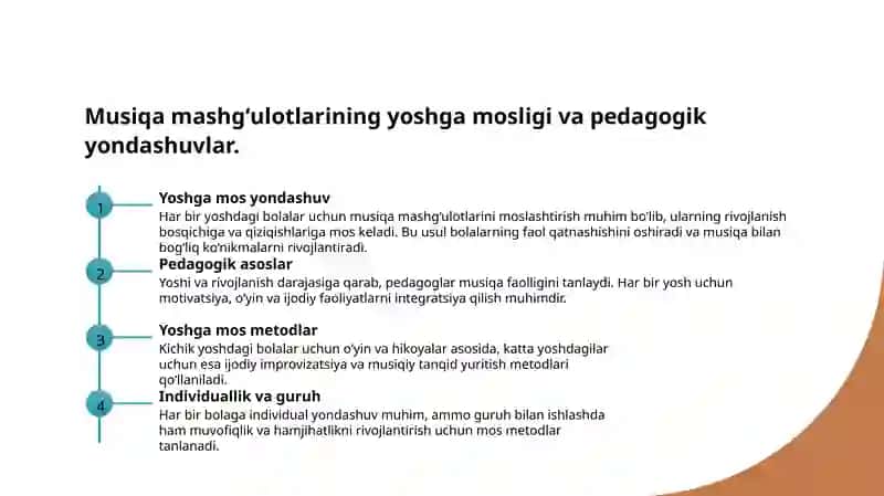 MTT ning turli yosh guruhlarida musiqa mashgʻulotini tashkil qilish 4