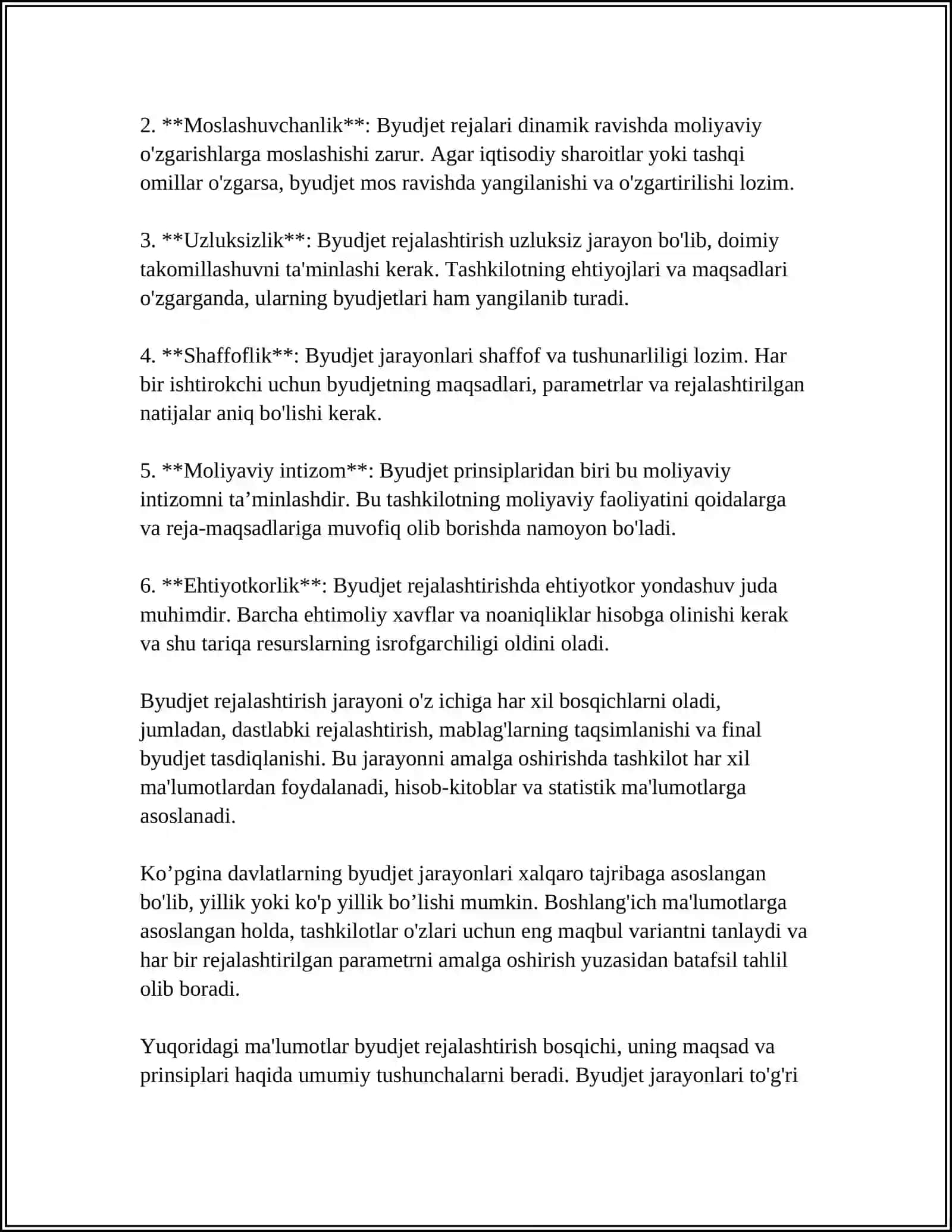 DAVLAT BYUDJET JARAYONINING BOSQICHLARI VA ULARNING TAHLILI 4