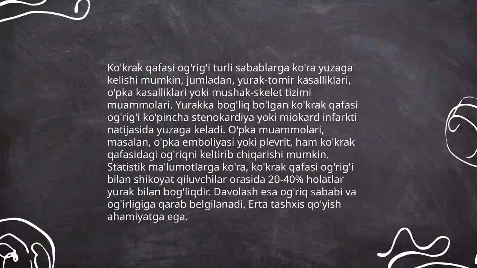 Miyokard infarkti simptomatologiyasi, tekshirish usullari 4