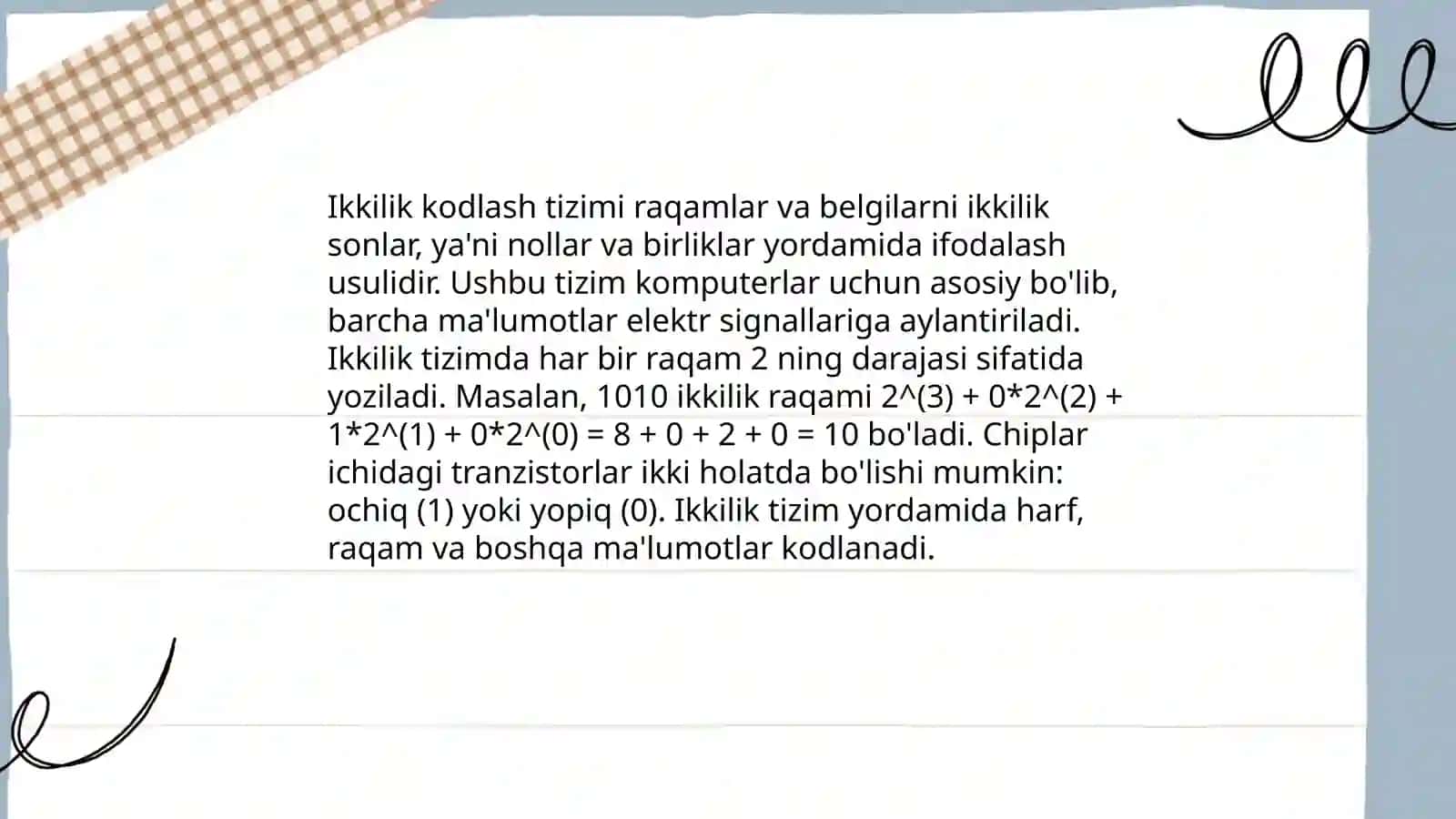 Informatsiyani kodlash usullari 4
