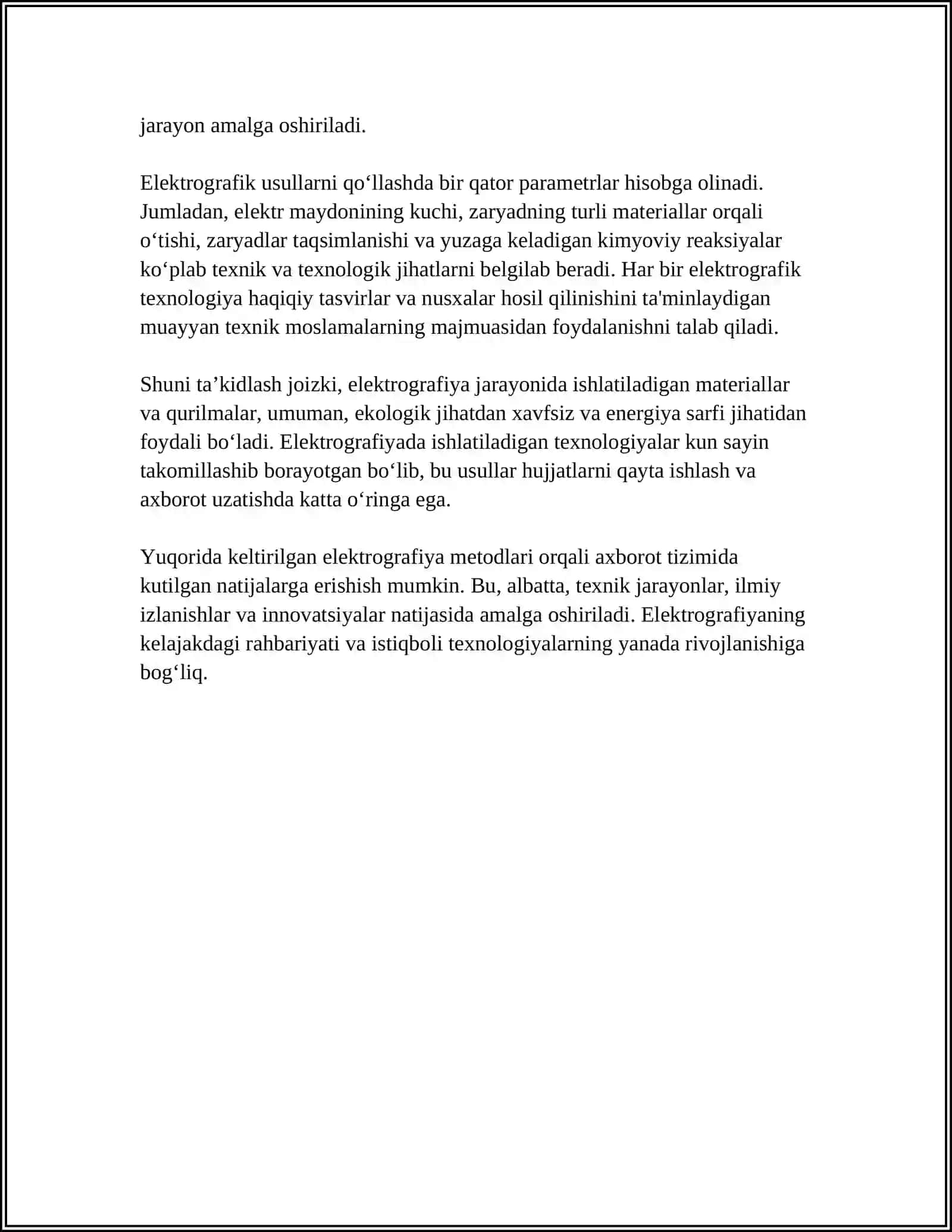 ELEKTROGRAFIYA USULLARINING FIZIK XOSSALARI 4