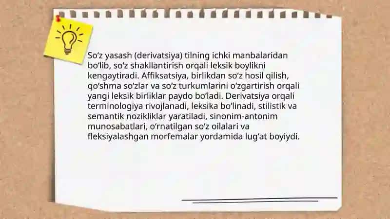 Lugʻaviy sath taraqqiyotining ichki va tashqi manbalari 4