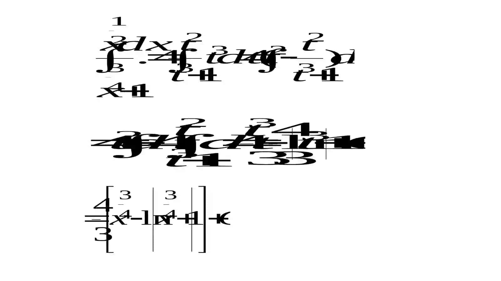 Irratsional va trigonometrik funksiyalarni integrallash 4