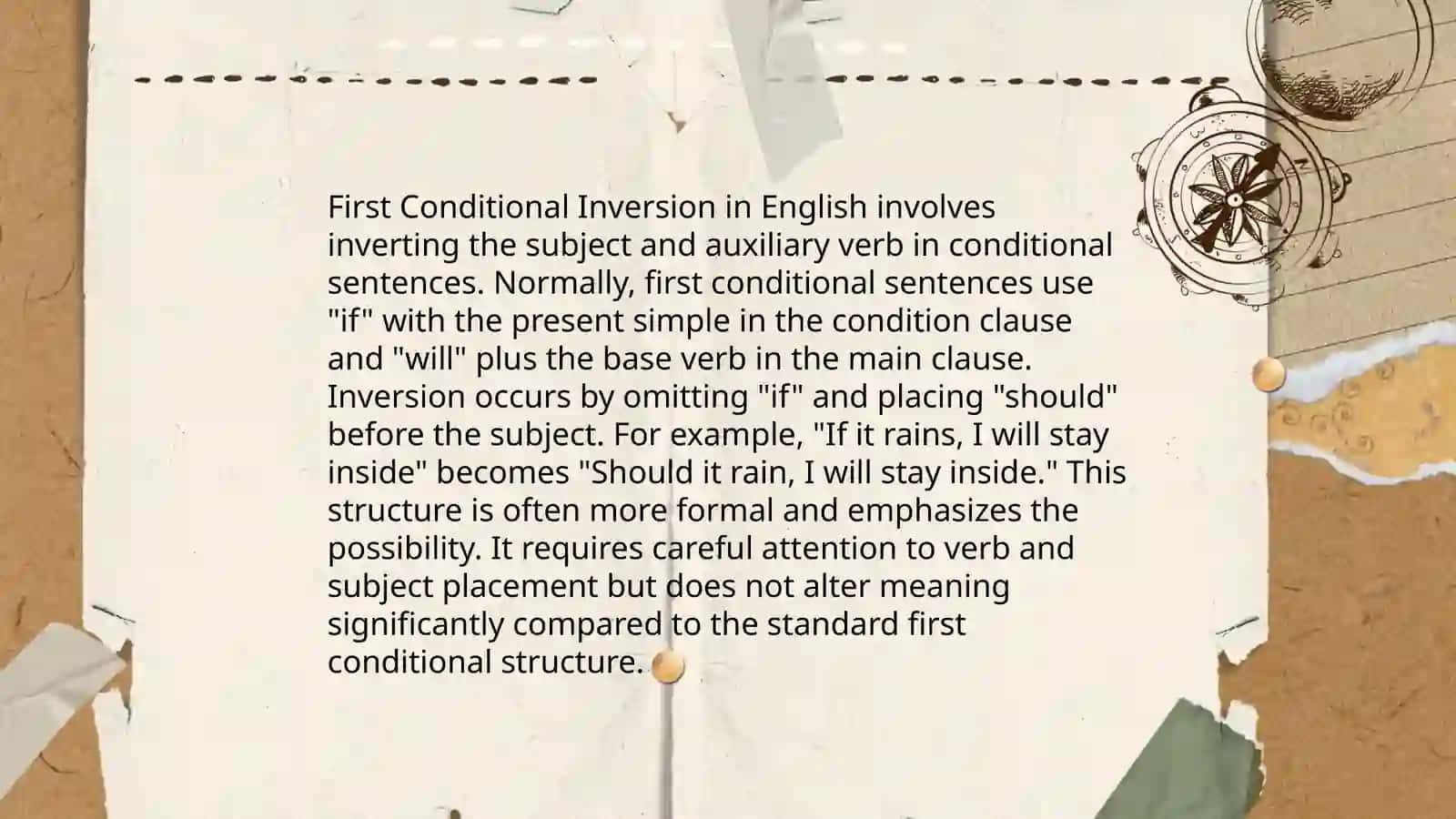 Inverted conditionals ni oʻzi formulalari bilan 4