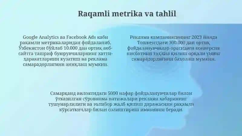 Reklamaning kommunikatsion samaradorligini baholash 4