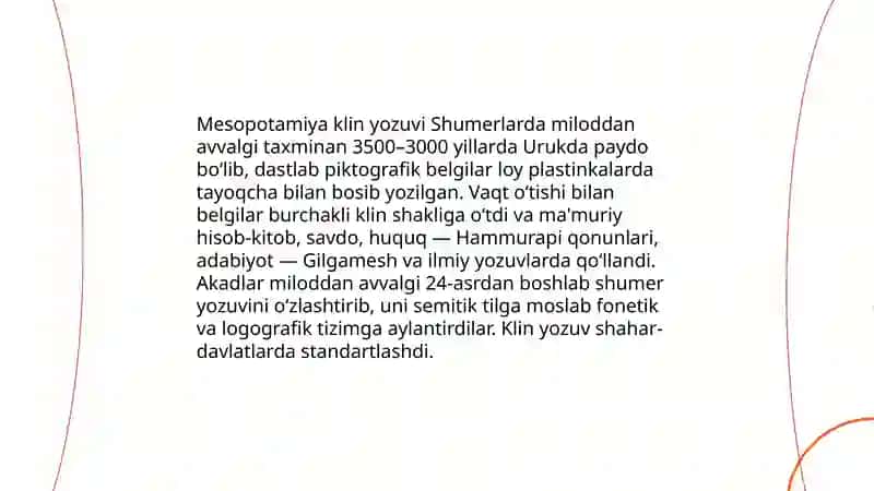 Yozuv va xattotlik sanʼatining rivojlanish bosqichlari 4