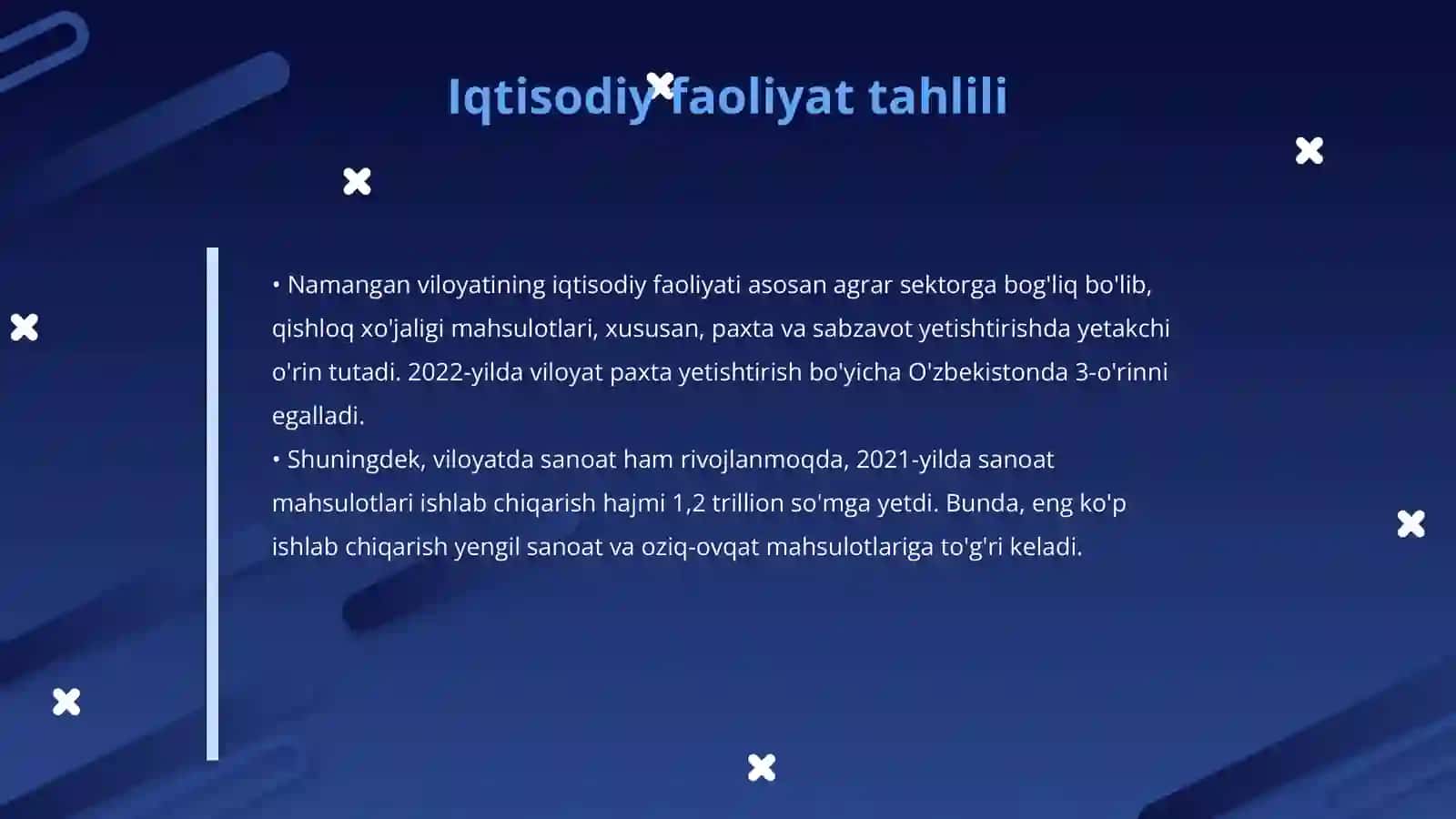 Namangan viloyatining ma'muriy-hududiy tarkibi ijtimoiy-igtisodiy rivojlantirish xususiyatlari 4