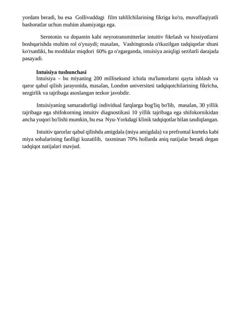 Sezgilar haqida umumiy tushuncha va uning nerv fiziologik asoslari 4
