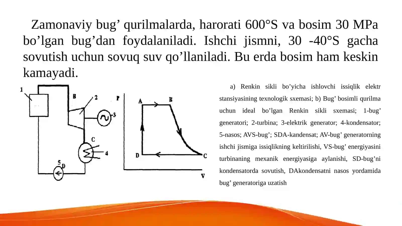 Issiqlik elektr stansiyasida elektr energiyani hosil qilish jarayoni 4