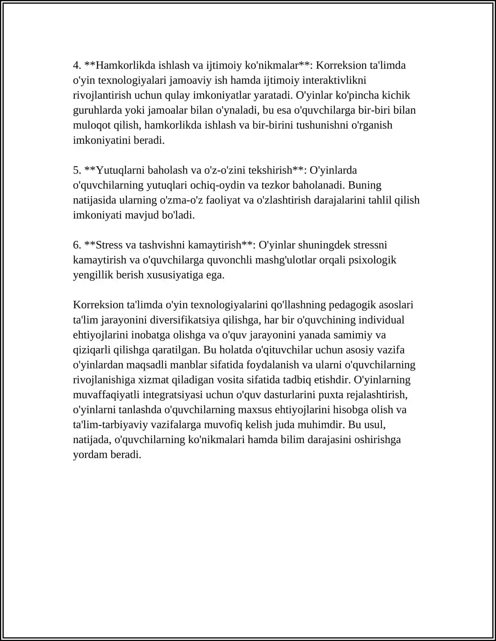 O'yin Texnologiyalari Korreksion Ta'limda 4
