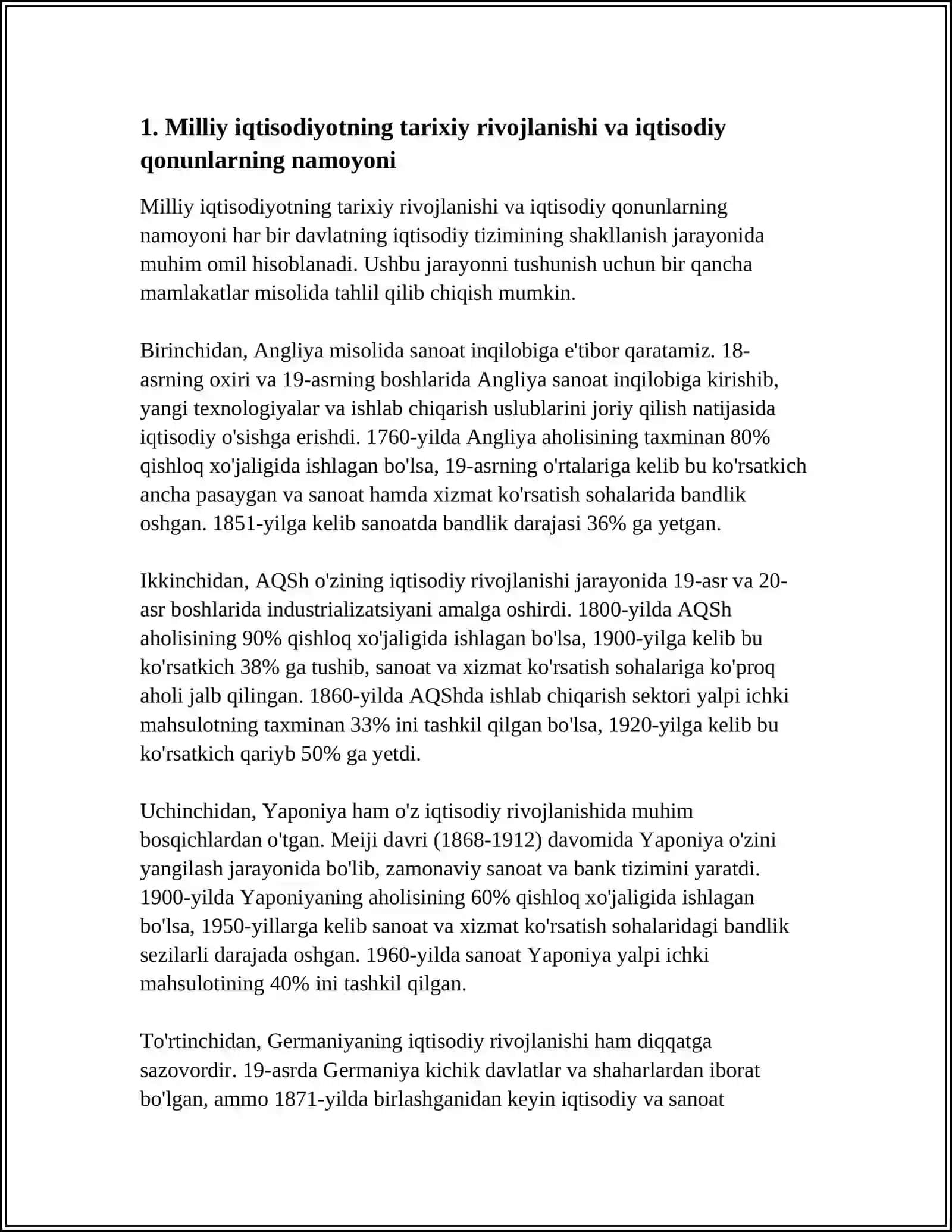 IQTISODIY QONUNLARINING MILLIY SHAROITDA NAMOYON BO'LISH XUSUSIYATLARI 4