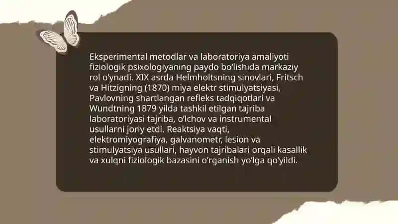 Fiziologik psixologiyani o'rganamiz 4