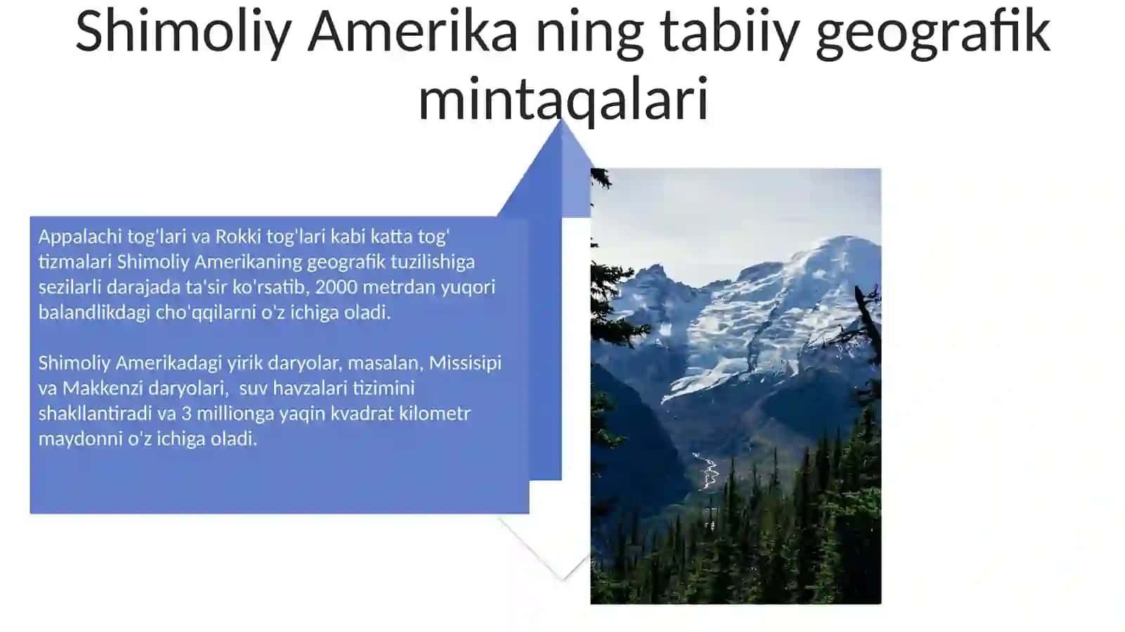 Shimoliy Amerika materigining tabiiy geografik o‘lkalari 4