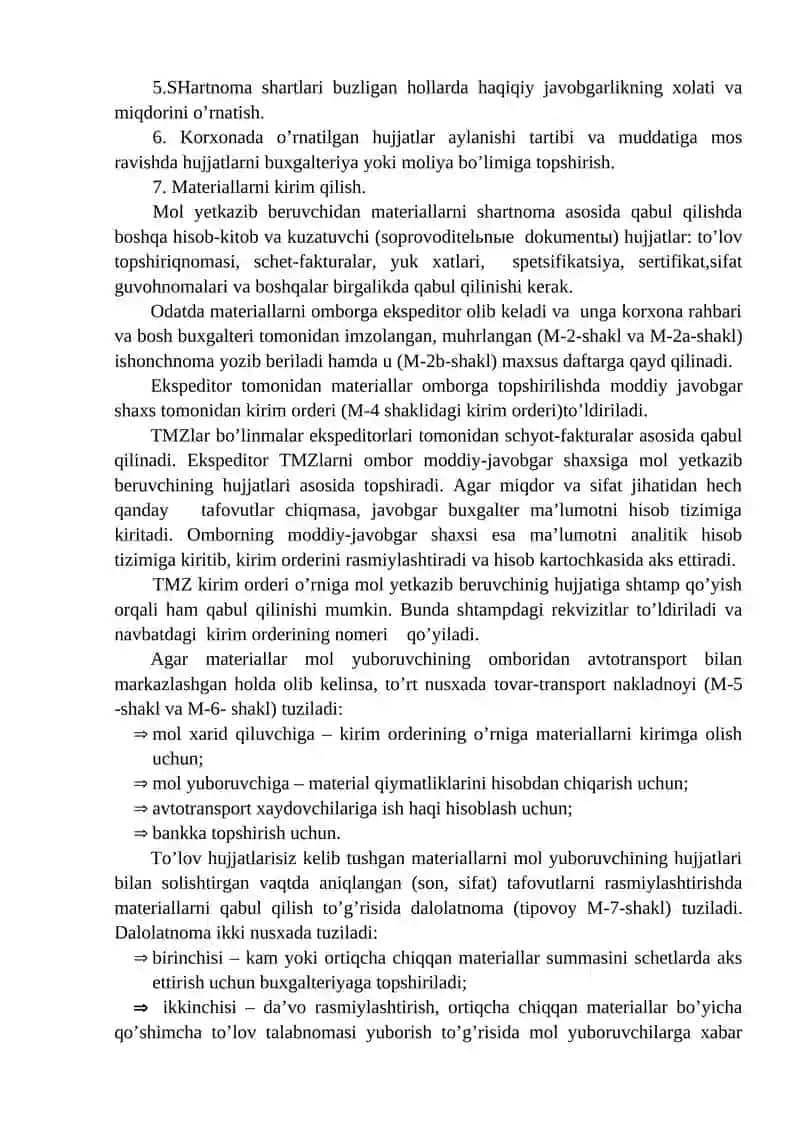 Materiallarni turkumlash va baholash 4