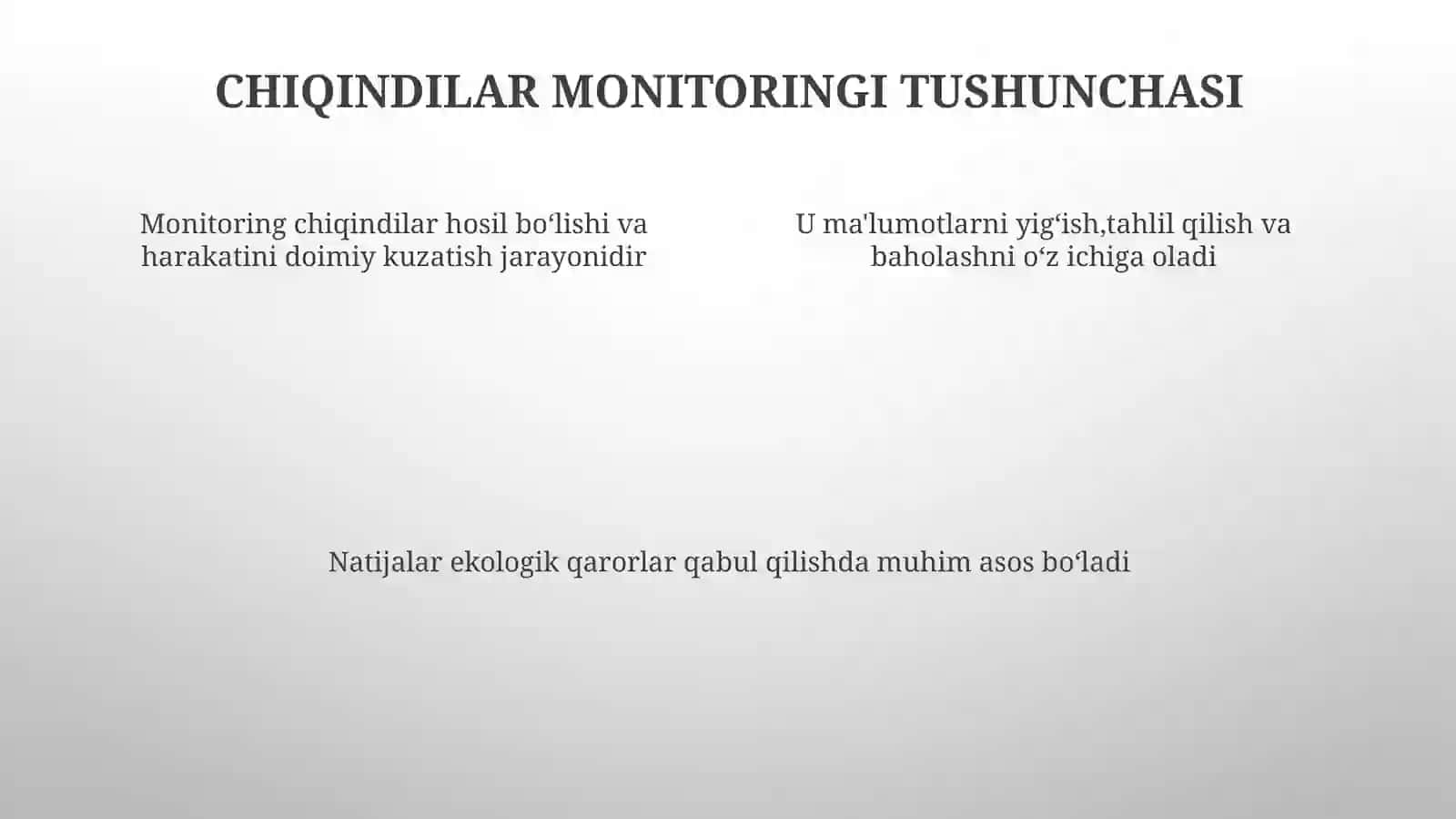 Chiqindilarni boshqarishda monitoring va nazorat instrumentlari 4