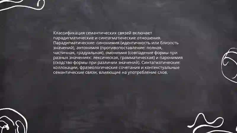 Семантическая связь слов. Синонимия, Антонимия, Омонимия, Паронимия 4