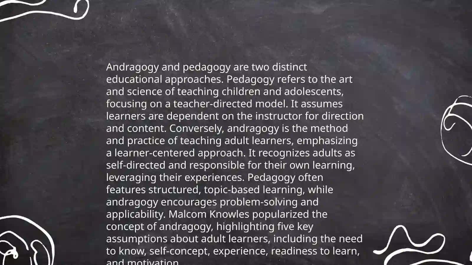 Adult learning theories 4