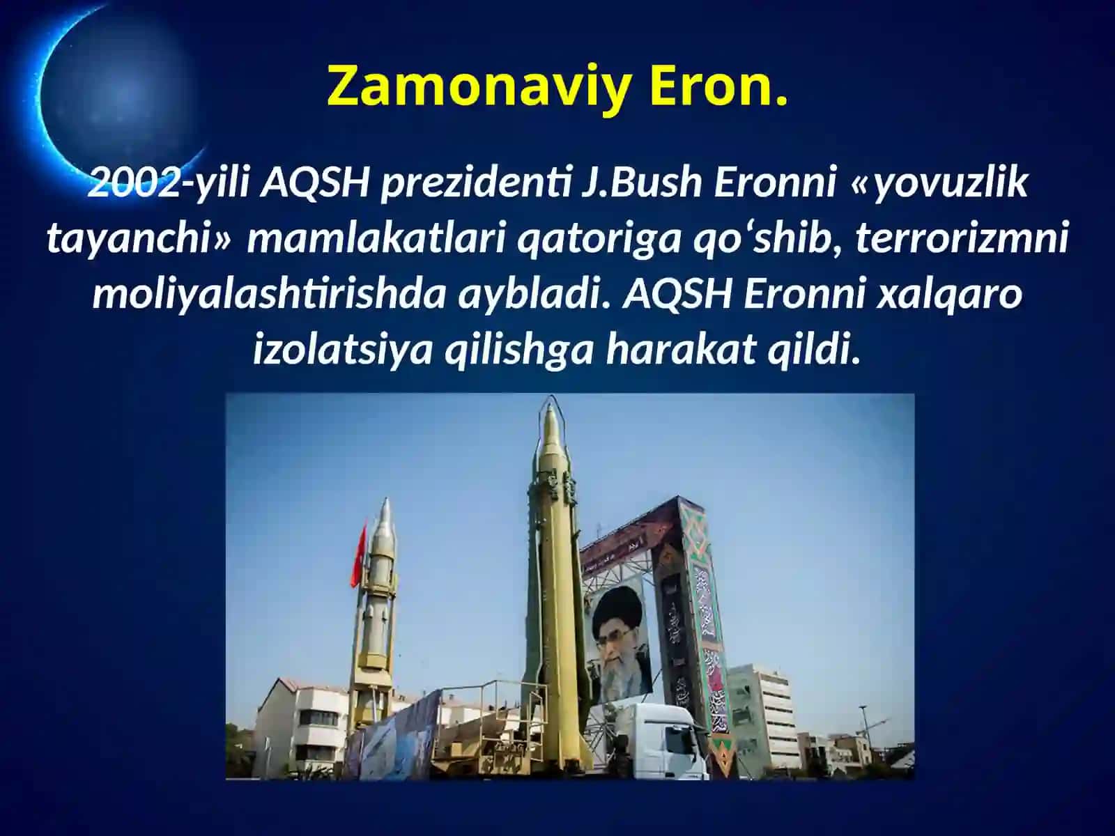 1991 – 2017-yillarda Eron islom respublikasi 4