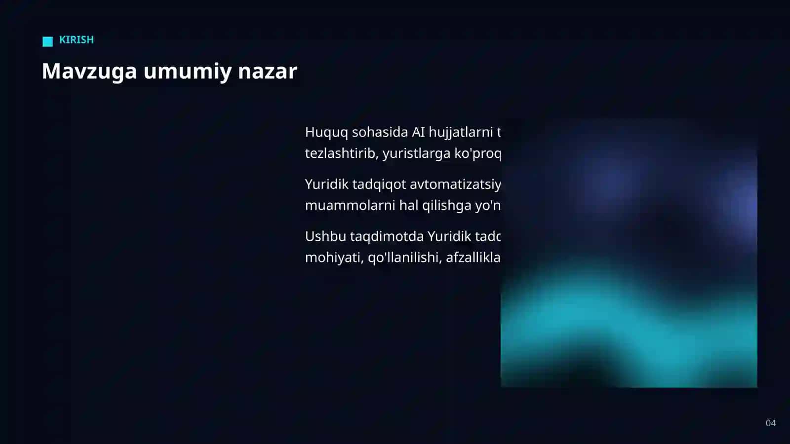 Yuridik tadqiqot avtomatizatsiyasi — amaliy joriy etish 4